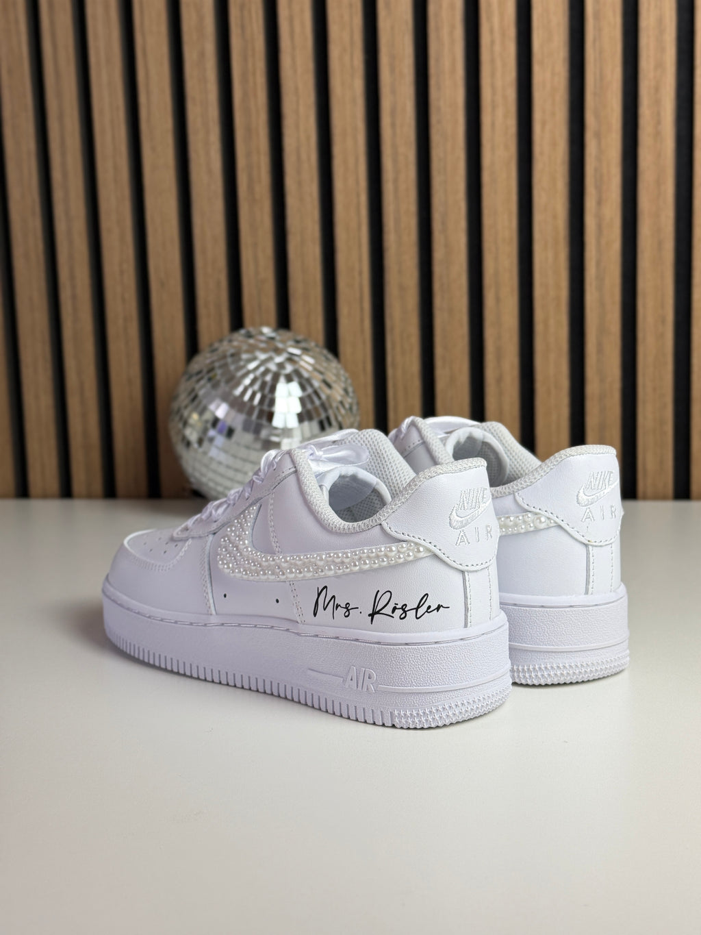 Brautsneaker personalisiert Nike AirForce One