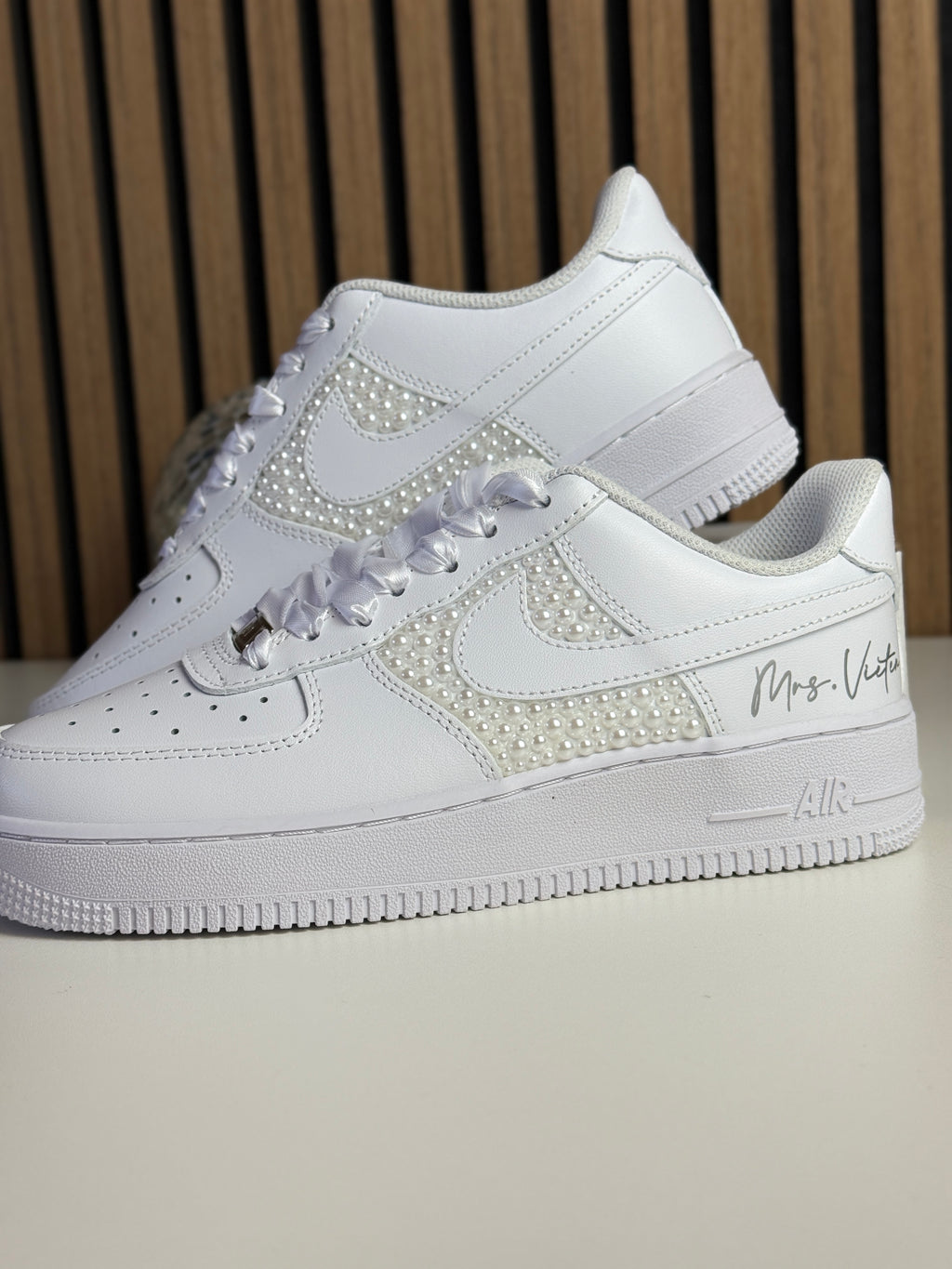 Brautsneaker personalisiert Nike AirForce One