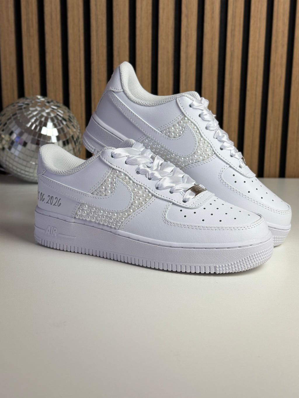 Brautsneaker personalisiert Nike AirForce One